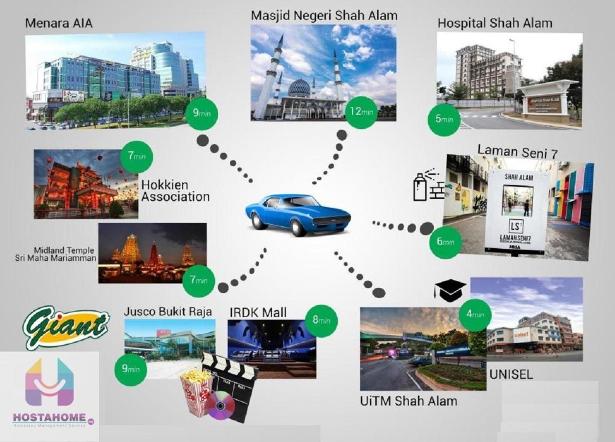 Hostahome Suites At I-City, Central Mall Shah Alam Extérieur photo